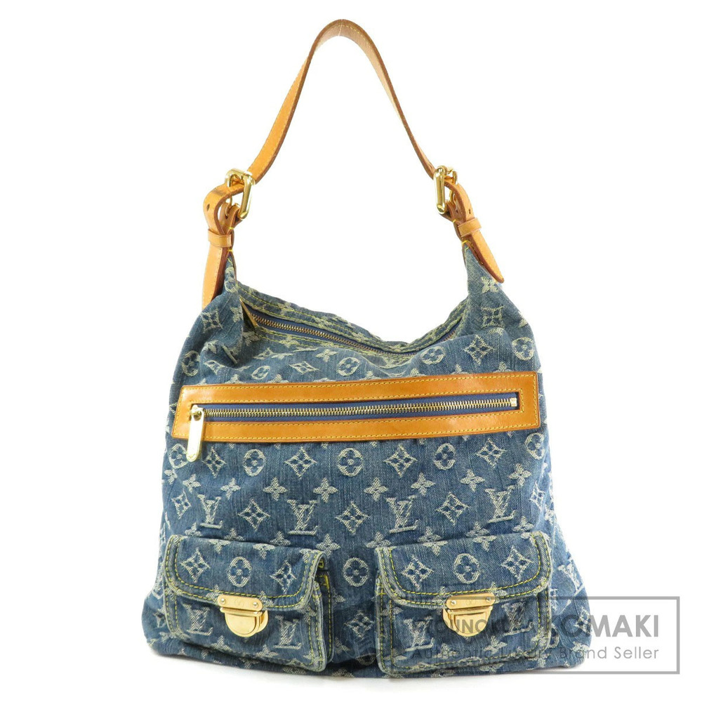 Louis Vuitton Baggy Shoulder Bag Monogram Denim
